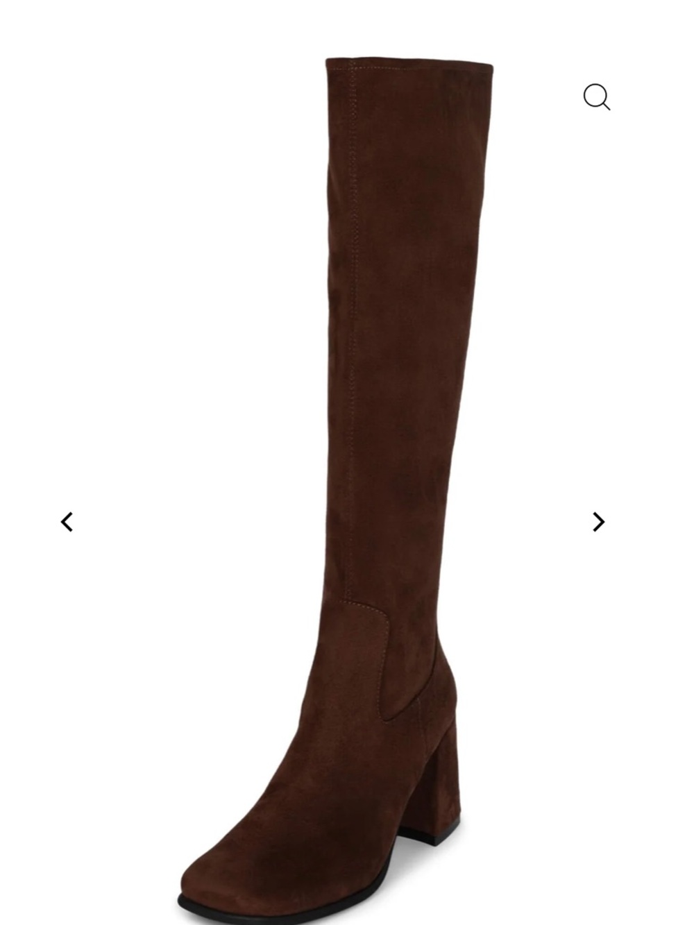 Jeffrey Cambell Hot Lava -K2 Knee-high stretch boot, Brown Suede, Size 8, NWT - Picture 3 of 9